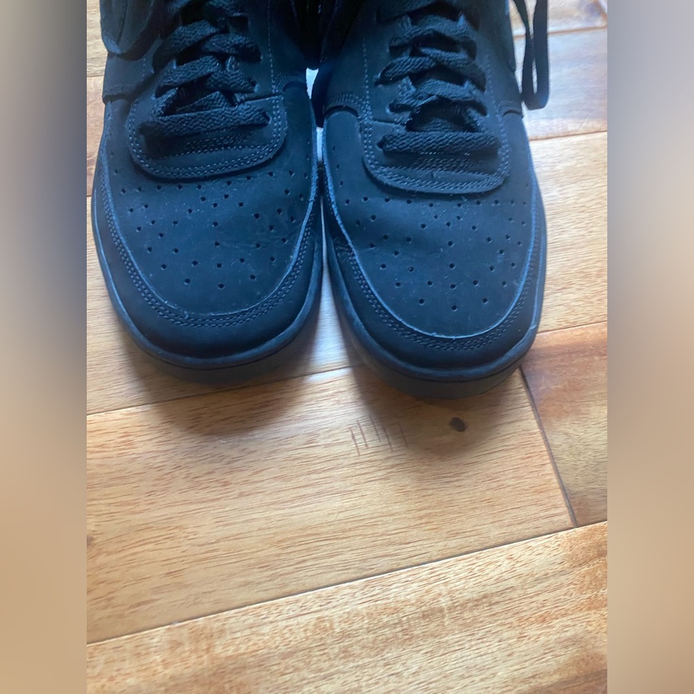 Triple Black Nike Court Vision Sneakers - Picture 5 of 9